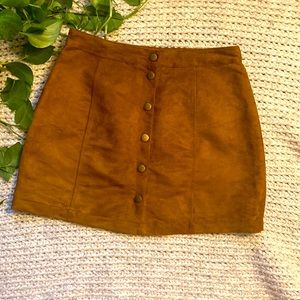 Suede Mini Skirt 😍